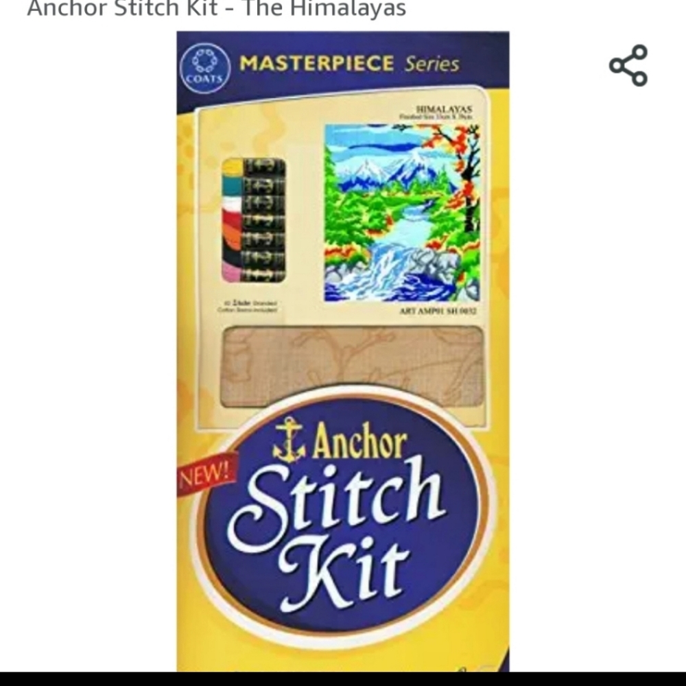 Anchor Stitch Kit The Himalayas Masterpiece Series Needle Includes